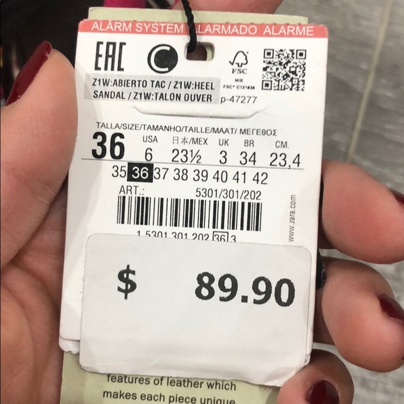 NWT ZARA heels size 36 - Picture 8 of 8